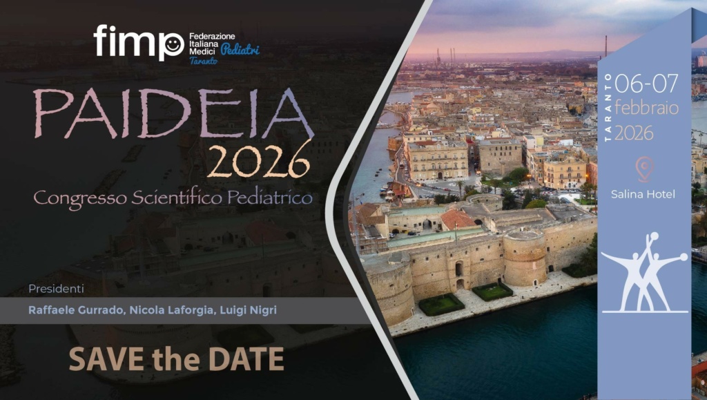 PAIDEIA 2026 – CONGRESSO SCIENTIFICO PEDIATRICO FIMP TARANTO