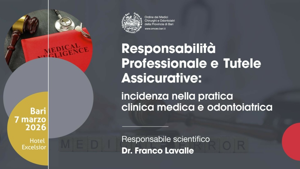 Responsabilità Professionale e Tutele Assicurative: incidenza nella pratica clinica medica e odontoiatrica