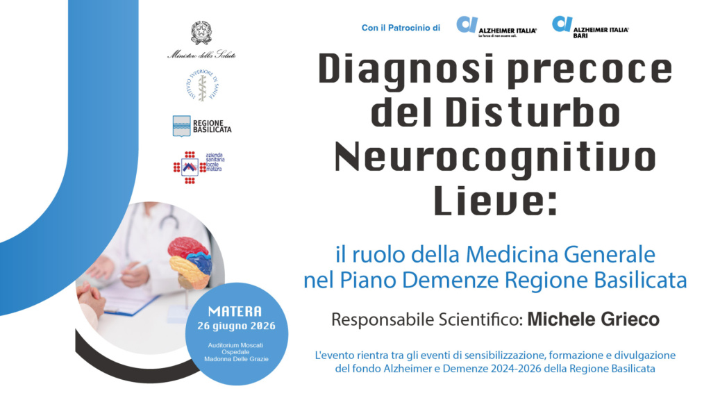 Diagnosi precoce del Disturbo Neurocognitivo Lieve