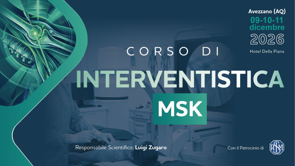 CORSO DI INTERVENTISTICA MSK
