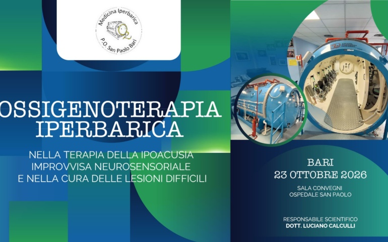 OSSIGENOTERAPIA IPERBARICA NELLA TERAPIA DELLA IPOACUSIA IMPROVVISA NEUROSENSORIALE E NELLA CURA DELLE LESIONI DIFFICILI